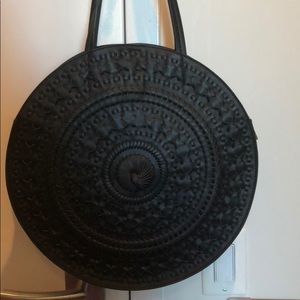 NWT Anthropology Round Tote or Crossbody
